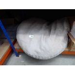 +VAT Long grey sofa cushion and a large dog bed