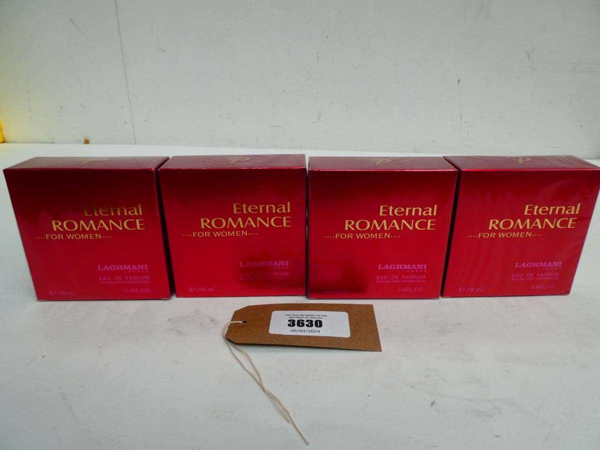 +VAT 4 x Laghmani London Eternal Romance for women eau de parfum 100ml