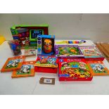 +VAT Selection of Pre-School children's toys to include Lea Frog count along Till, V-Tech Rock &