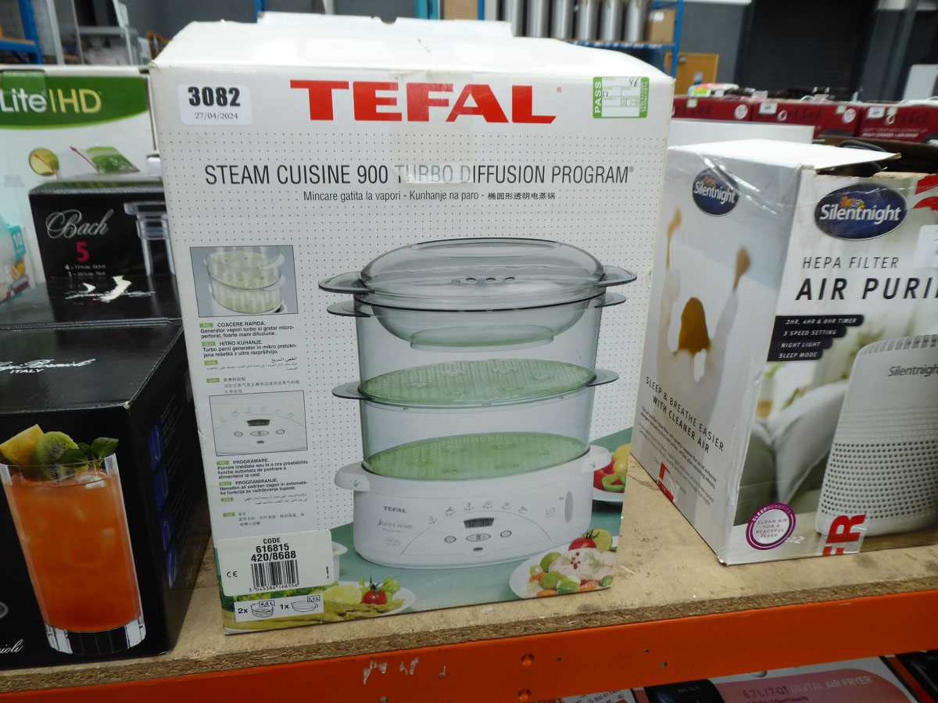 Tefal food steamer set