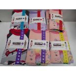 Approx. 30 Kirkland SIgnature kids 4 piece pyjama sets in various colours, sizes, and genders