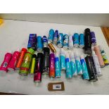 +VAT Selection of shaving foams, skin cleansers, hair spray, hair products, etc
