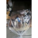 Bag of mixed cuddly toys