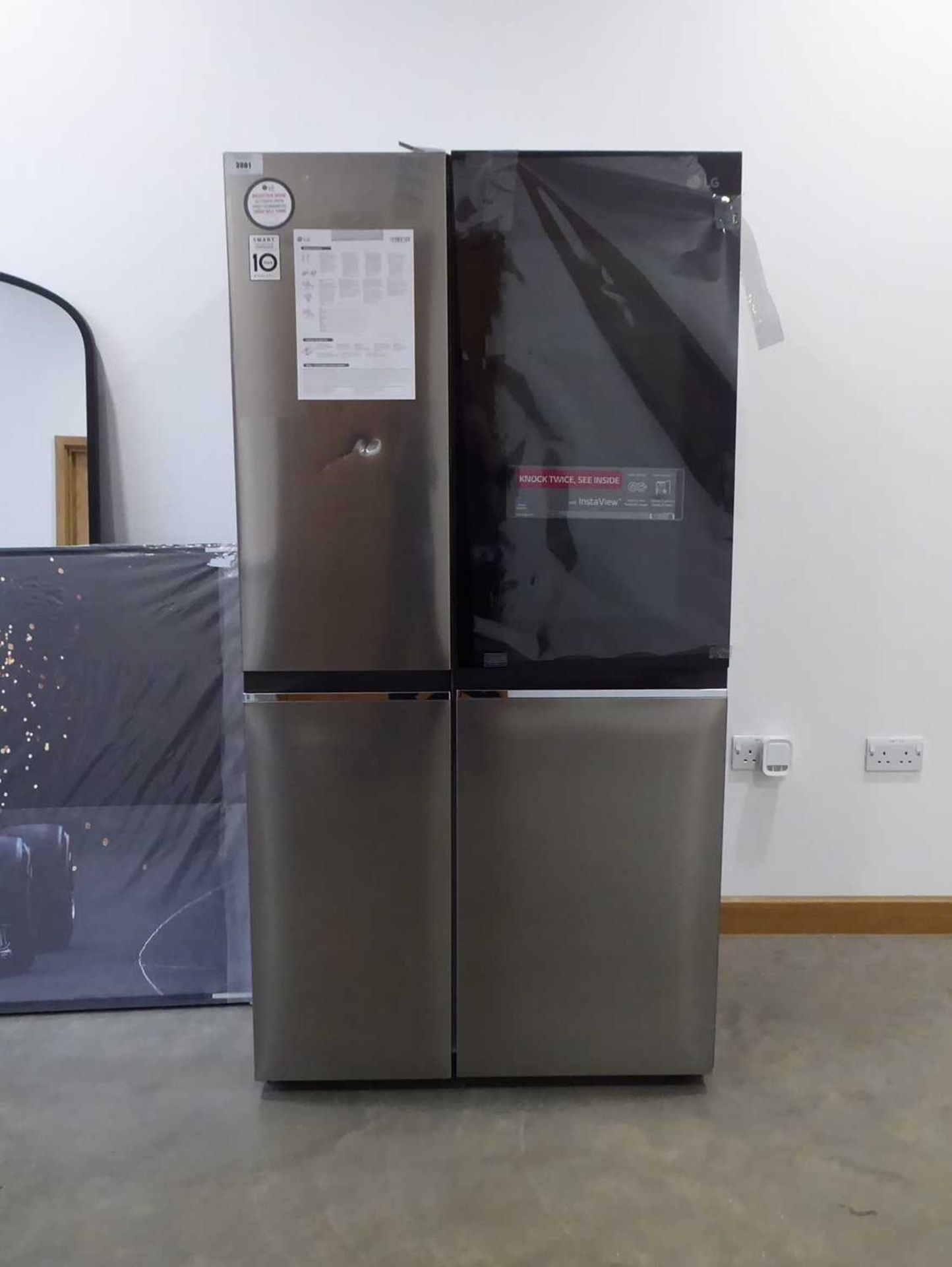+VAT LG Instaview model GSV80PYLL Wifi Connected Frost Free, 655 litre capacity, American Style - Image 2 of 2