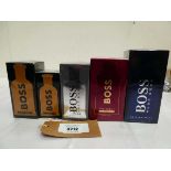 +VAT 5x Hugo Boss perfumes including; elixir 100ml & 50ml, bottled 100ml, The Scent 100ml and