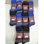 +VAT 10 packs of Kiku Nordic Collection boot socks (4 pairs per pack)