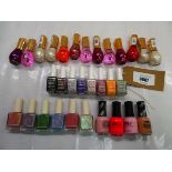 +VAT Selection of nail varnish to include Saffron London, Glam Finish, Lights Lacquer and Orly