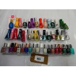 +VAT Selection of various Barry M and Sally Hansen nail varnishes