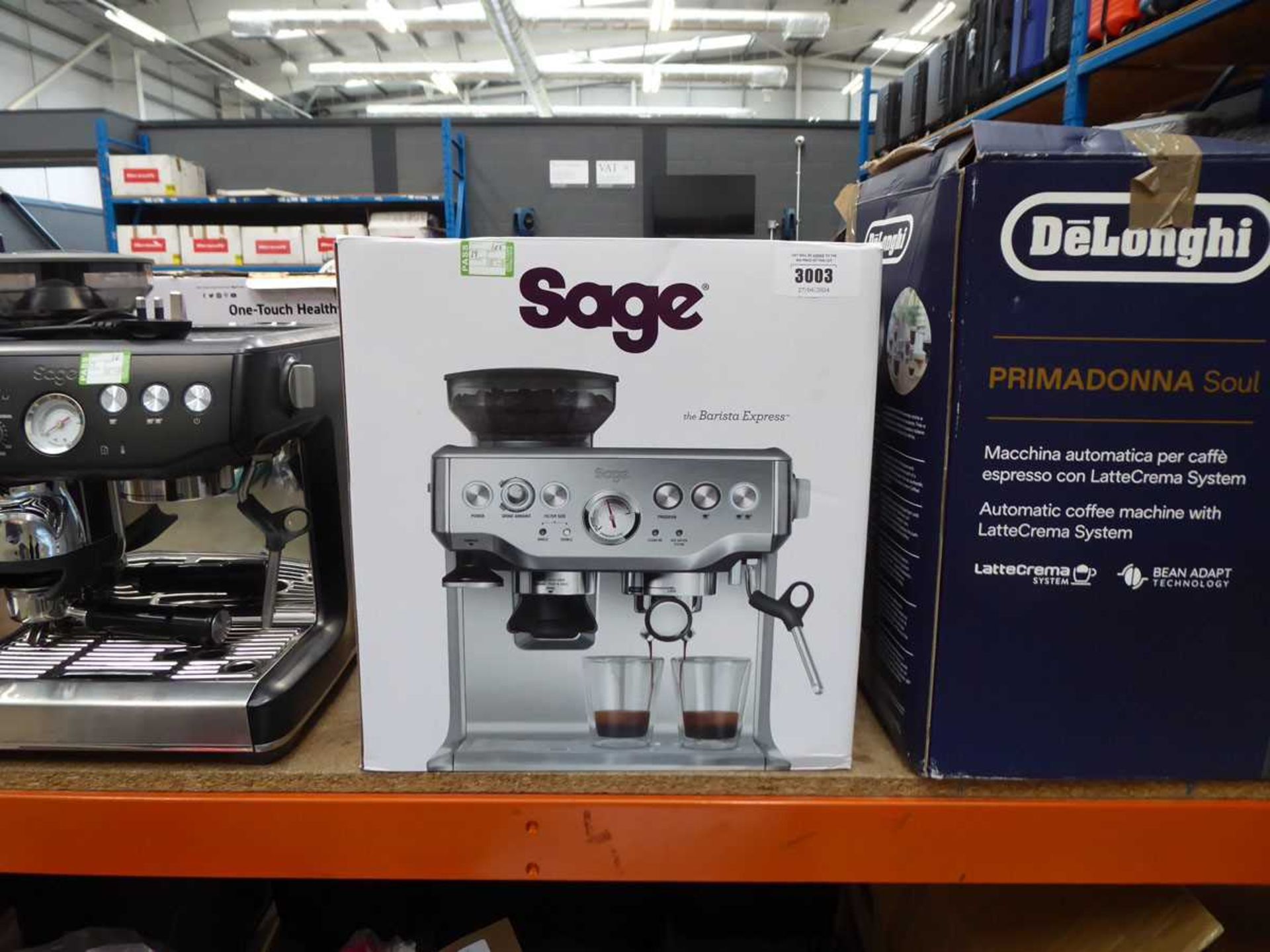 +VAT Sage Barister Express coffee machine