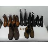 +VAT Bundle of men's boots of various styles and sizes, includes- Zara, Asos + Bershka