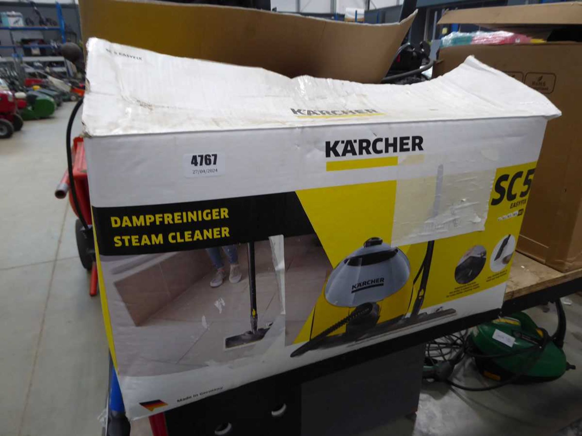 Karcher boxed steamer