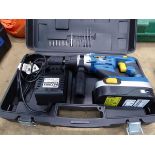 Workzone boxed drill with battery and charger