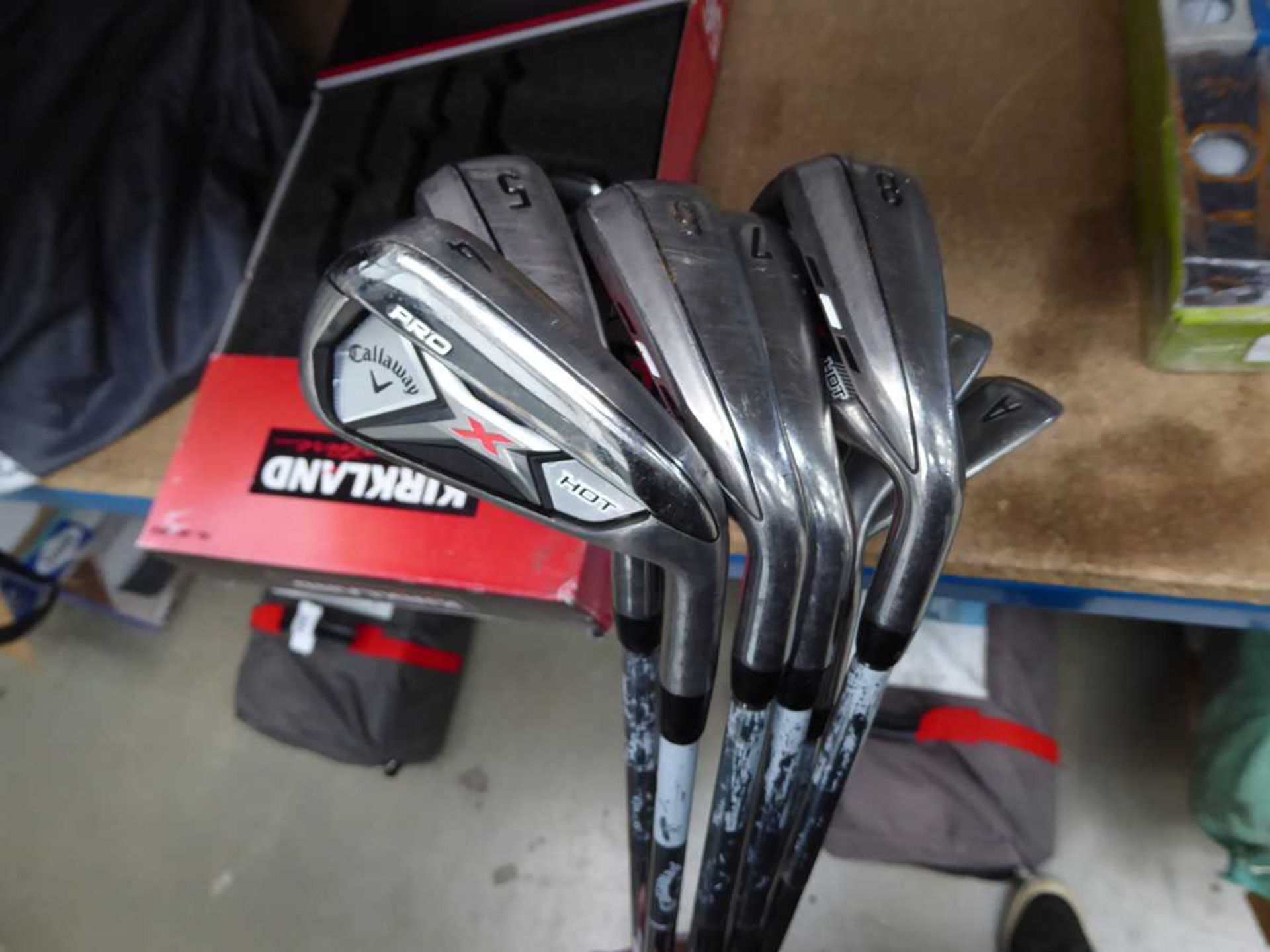 Set of Callaway golf clubs