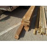 Quantity of long lengths of timber