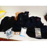 +VAT 3 x Equestrian air jackets to include Helite zip'in 2 size child large, Helite size large and