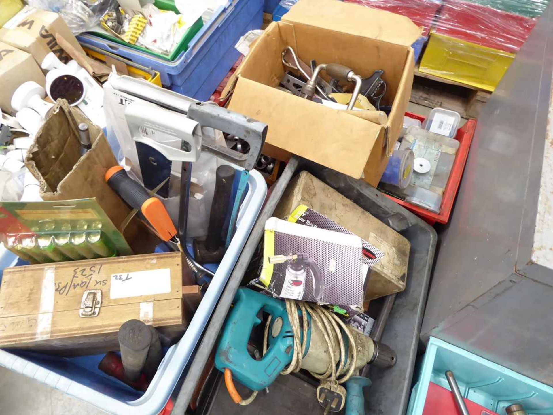 Pallet containing assorted tools, fixings, filing cabinet, etc - Image 3 of 3