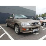 (J15HOW) 1994 Ford Escort Ghia Si, 4 door saloon in beige, 5 speed manual, 1796cc, petrol, first