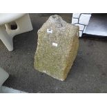 Large piece of granite water feature stone