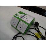 5 socket workshop unit with timer