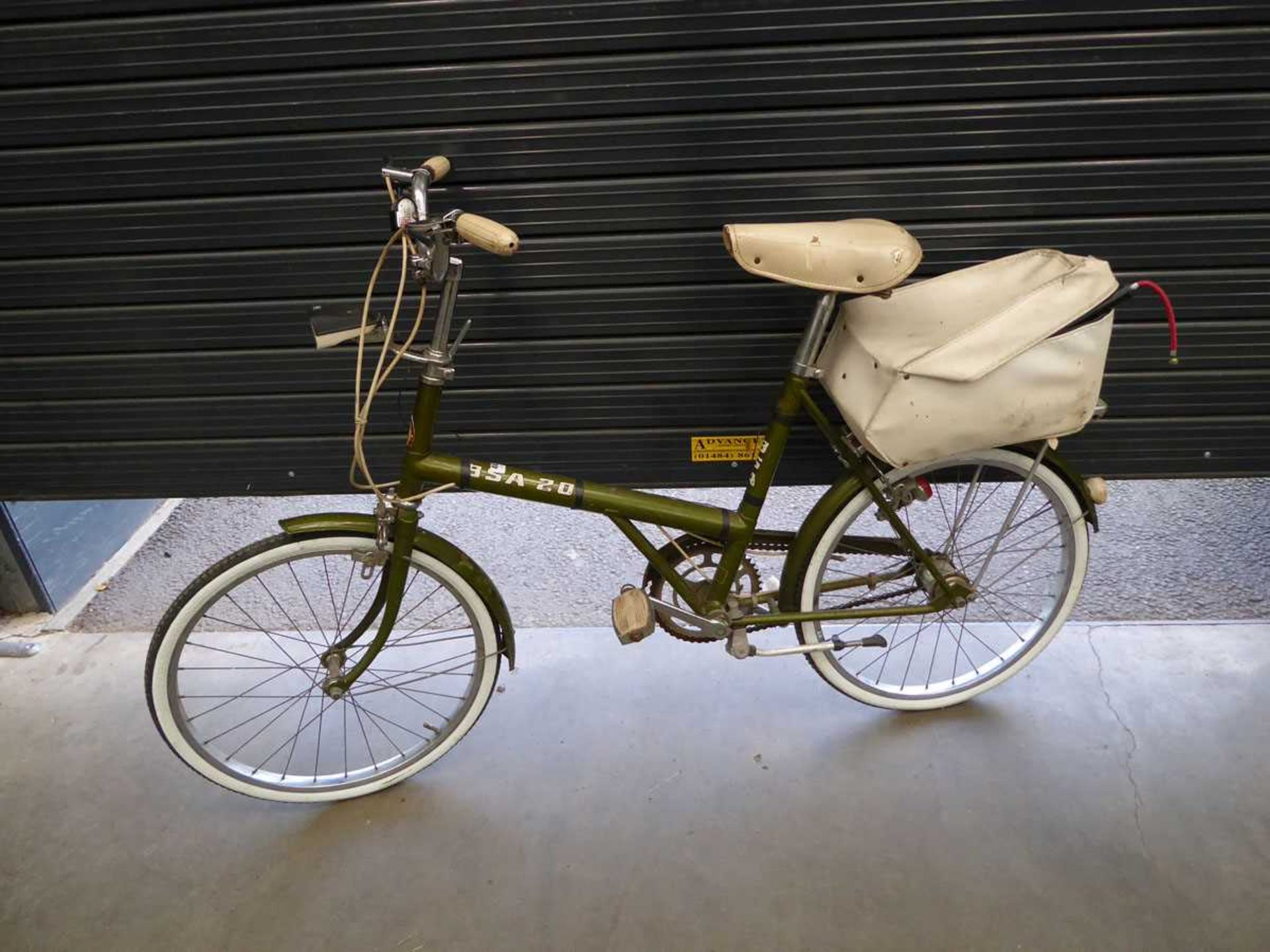 BSA vintage shopping bike