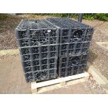 Pallet of drainage boxes