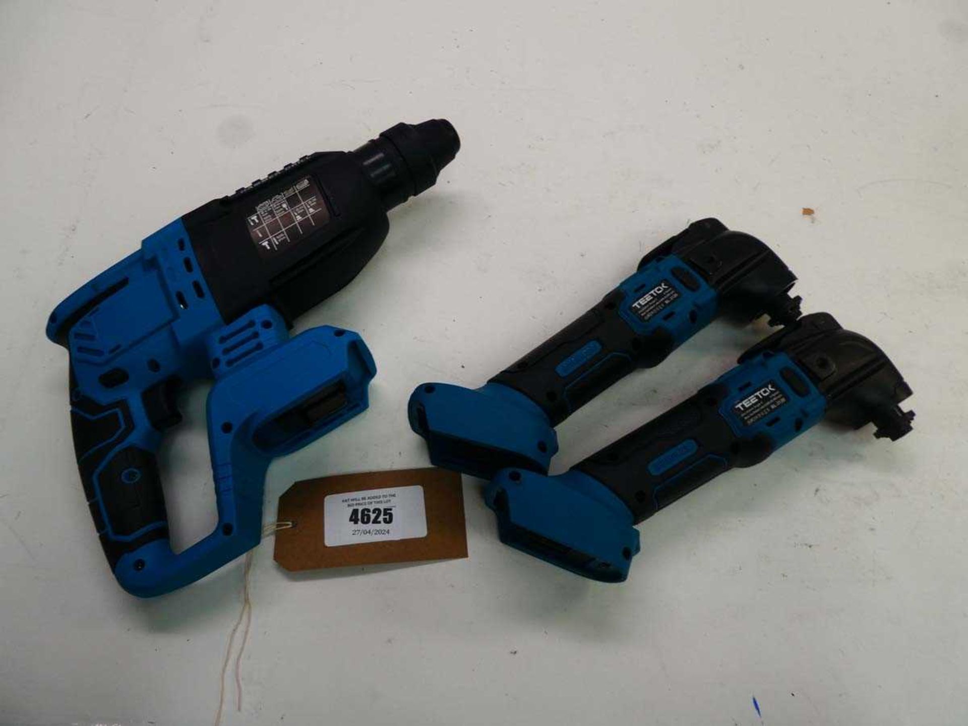 +VAT 2 x Brushless multi tools plus a hammer drill (no batteries)