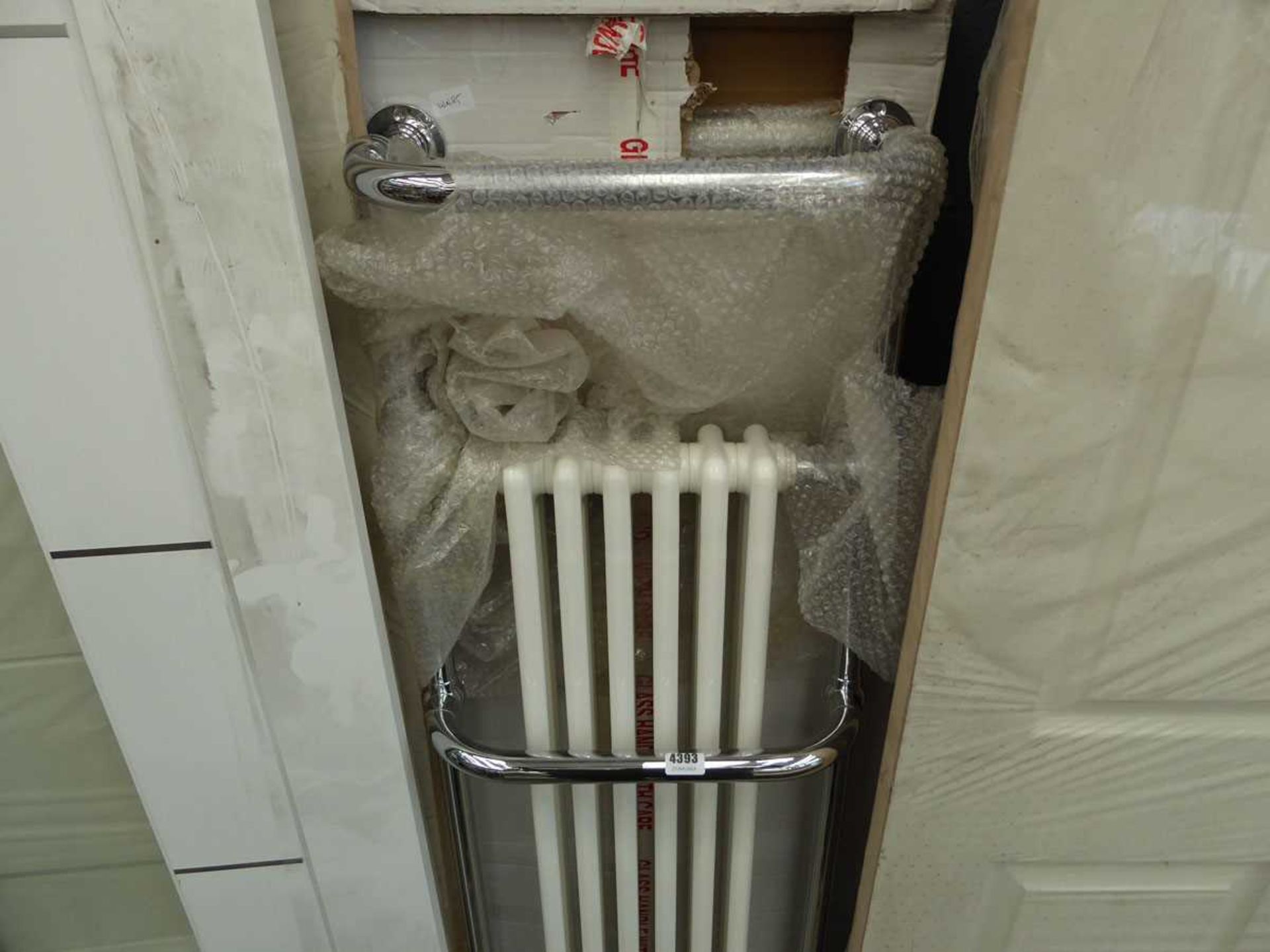 3 assorted radiators inc. large towel rail