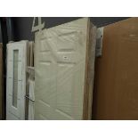 +VAT 8 assorted size white panel internal doors