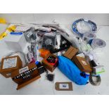 +VAT Various fixings and DIY related items to include duct tape, chime & alarm, dry wall fixings,