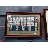 Horse racing cigarette card picture wall hanging