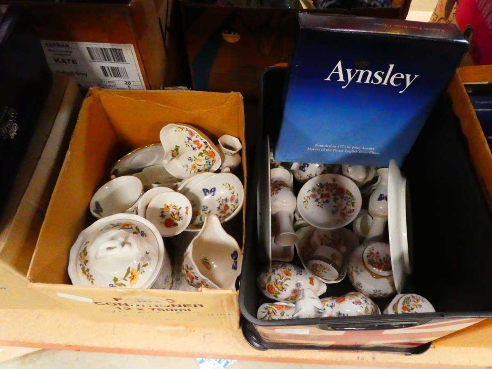 10 x boxes containing a large quantity of Ainsley china - Image 6 of 7