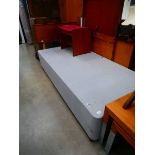 Single bed base with headboard
