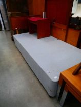 Single bed base with headboard