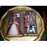 Two resin wall plaques - Henry VIII and a wife