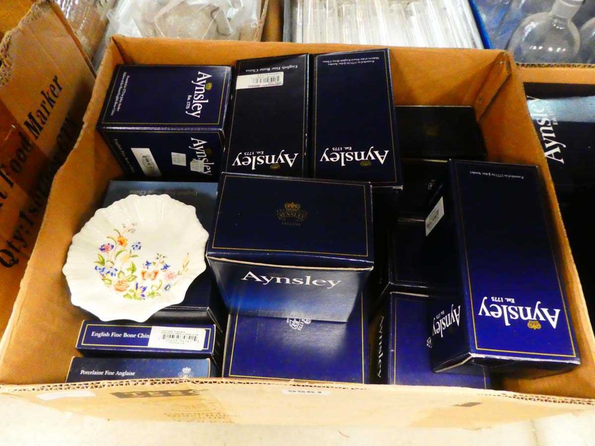 10 x boxes containing a large quantity of Ainsley china - Image 3 of 7