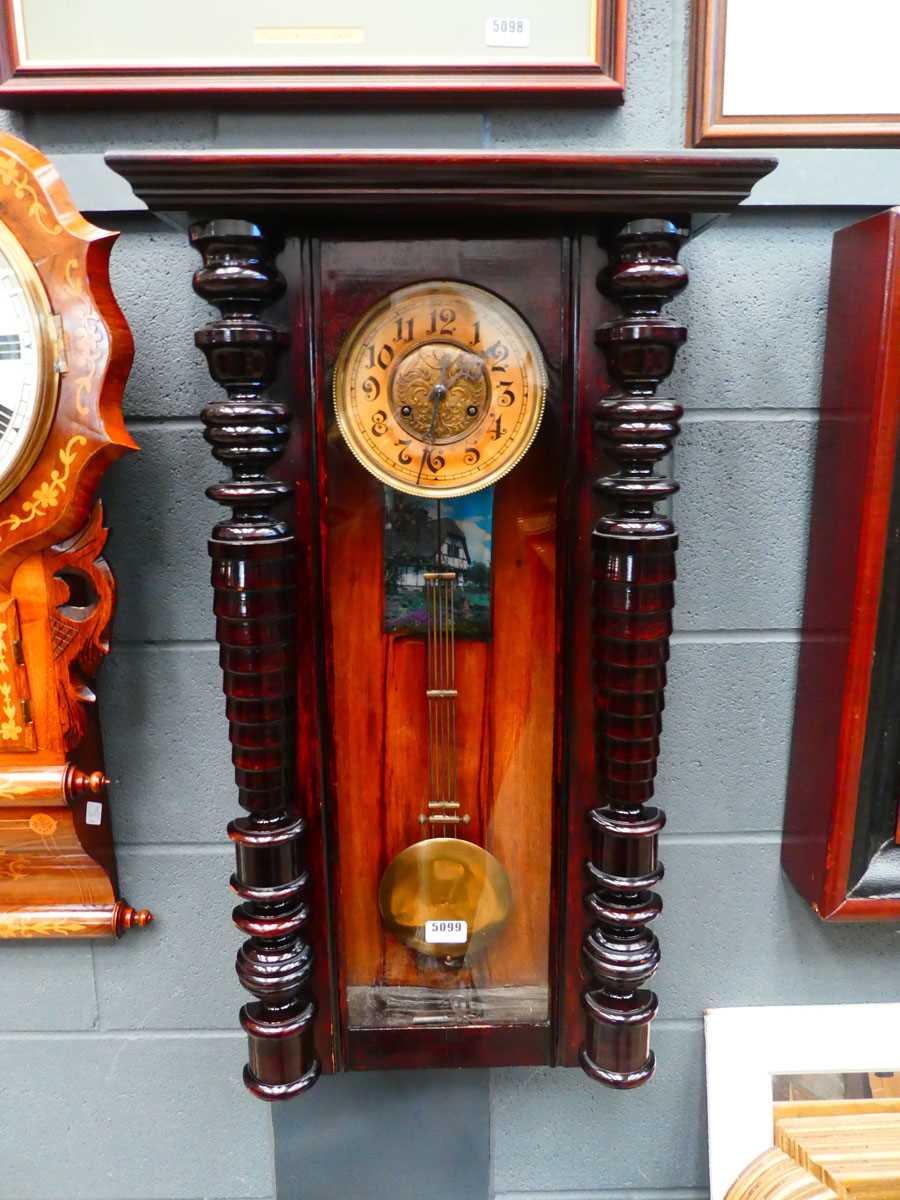 (1) Large Vienna style wall clock