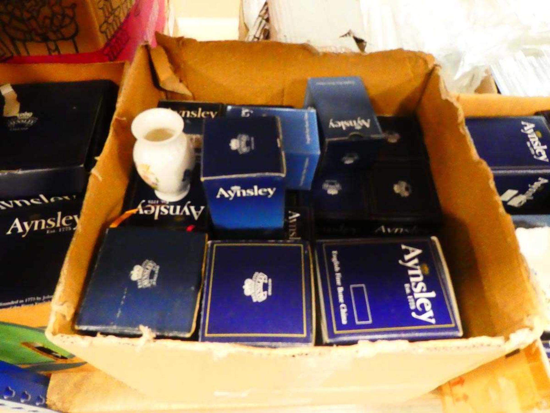 10 x boxes containing a large quantity of Ainsley china - Image 4 of 7