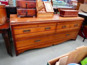 Edwardian chest of two over a single drawer