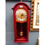 (4) Modern chiming wall clock