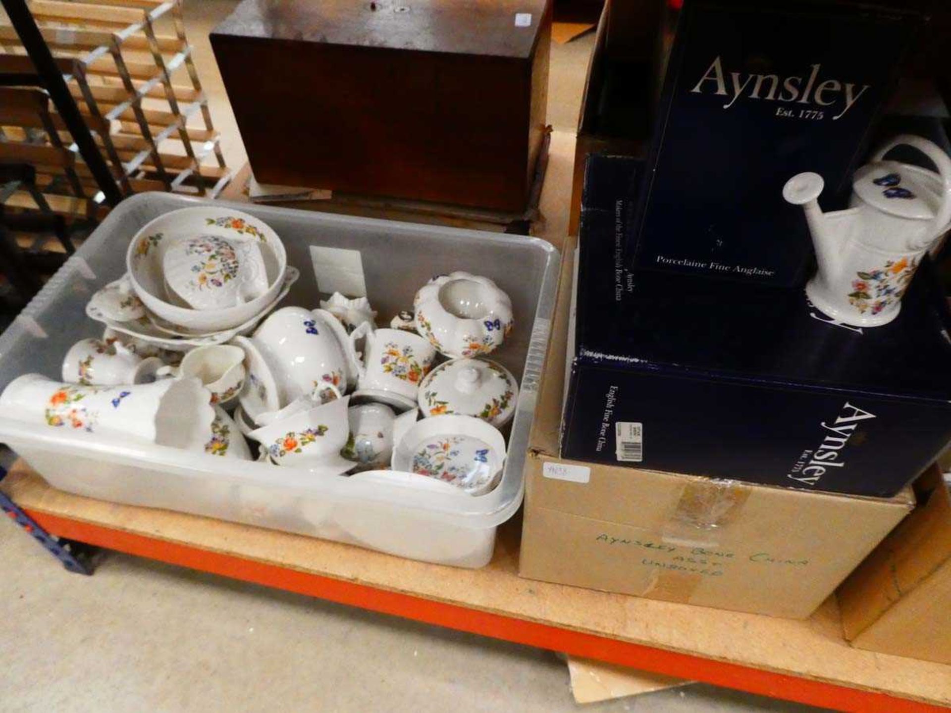 10 x boxes containing a large quantity of Ainsley china - Image 7 of 7