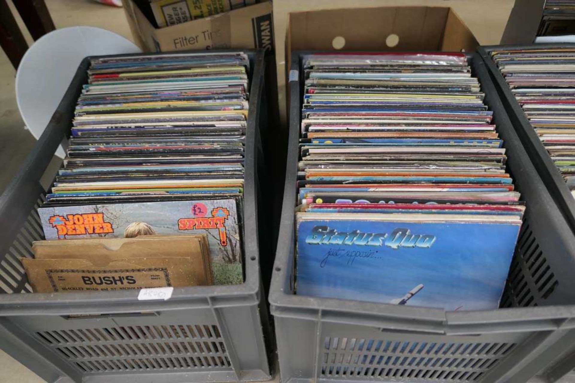 4 x boxes containing vinyl records - Image 2 of 3