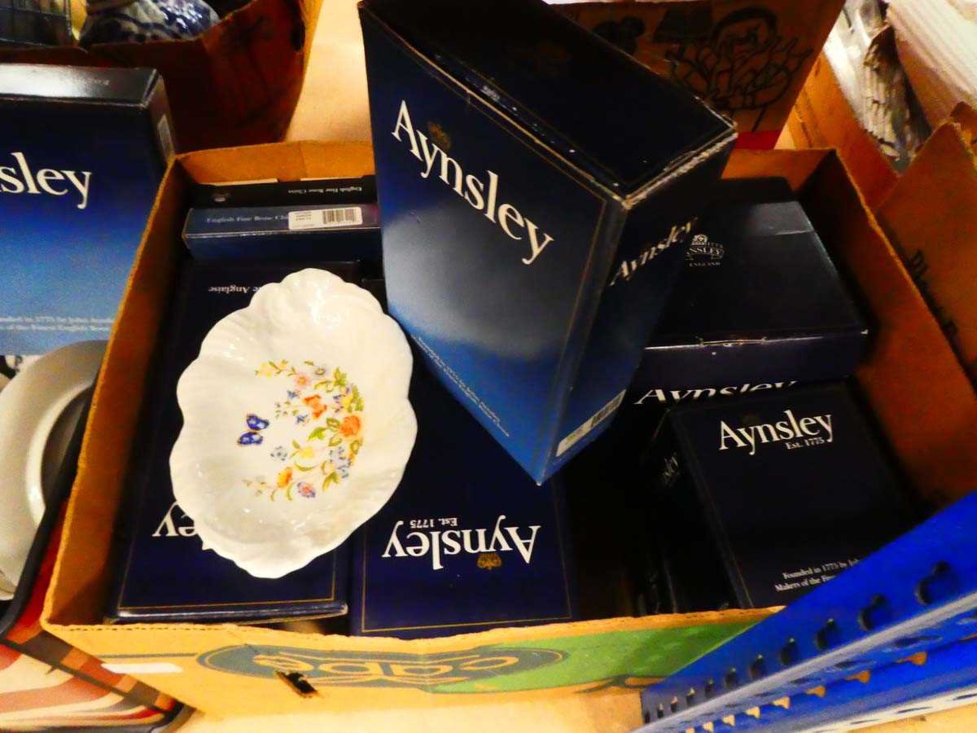 10 x boxes containing a large quantity of Ainsley china - Image 5 of 7