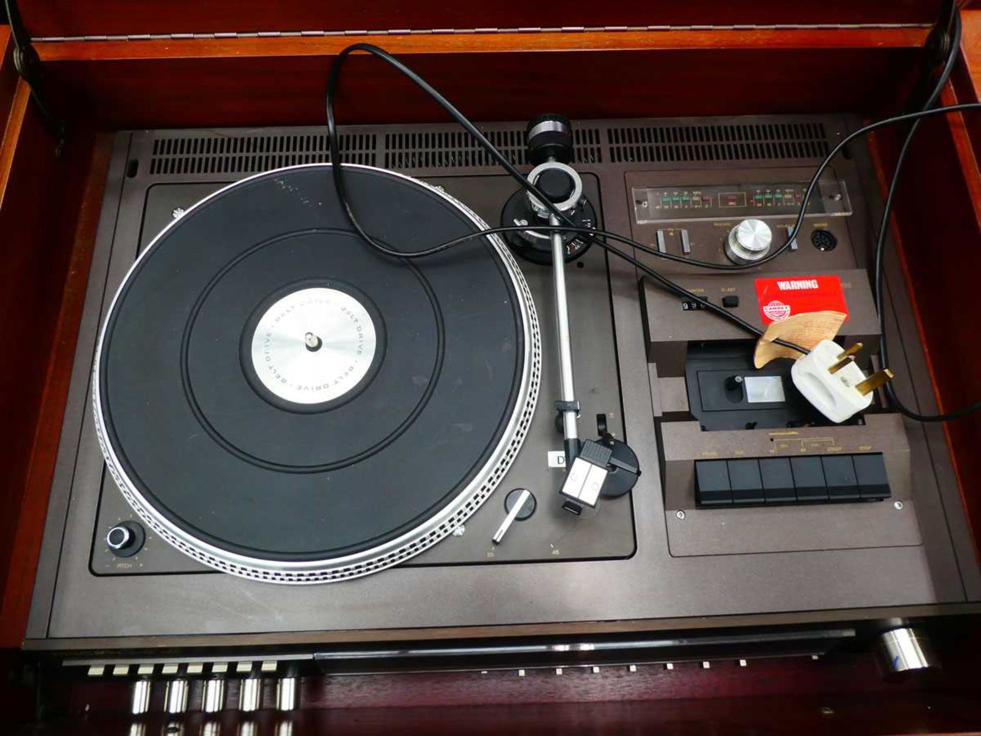 Dynatron gramophone with tape deck and tuner - Image 2 of 2