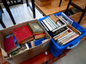 2 x boxes containing reference books to include Photographers at Work, Encyclopaedia of Model