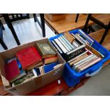 2 x boxes containing reference books to include Photographers at Work, Encyclopaedia of Model