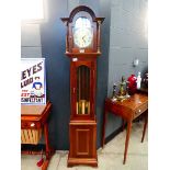 Oak grandmother clock
