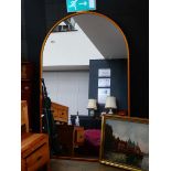 +VAT (1) Dome topped garden mirror