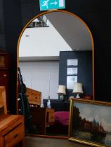 +VAT (1) Dome topped garden mirror