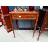 Small Georgian single drawer desk