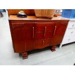 1950's oak finished sideboard